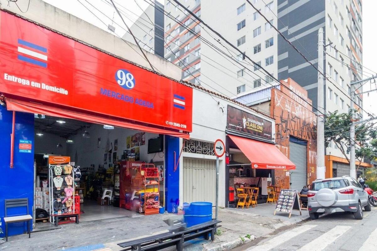 Encantador Studio No Bras Com Piscina/Metro Bras São Paulo Exterior foto